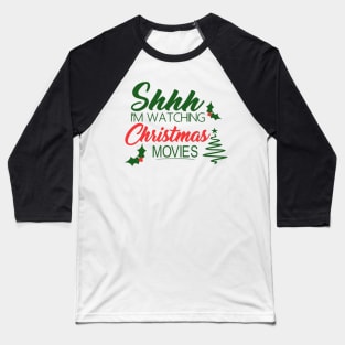 Christmas Movies Baseball T-Shirt